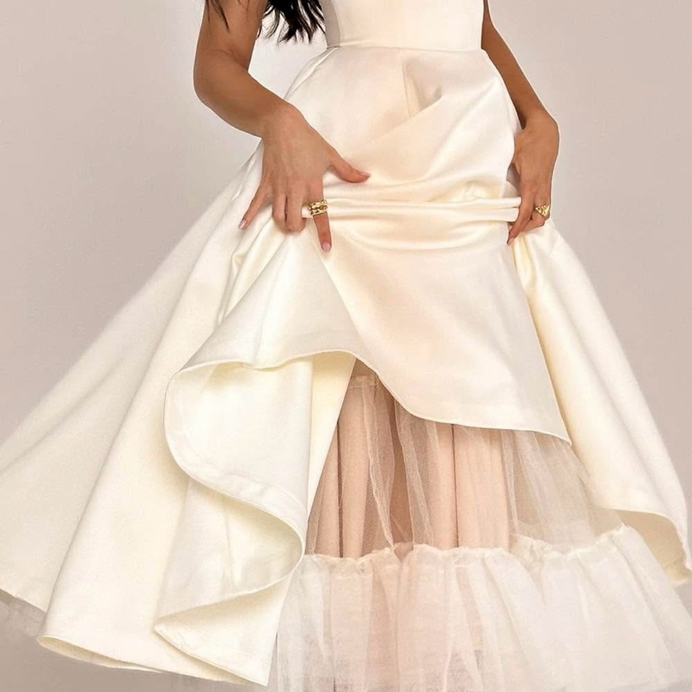 House of CB Mademoiselle  Gown with Tulle Underskirt